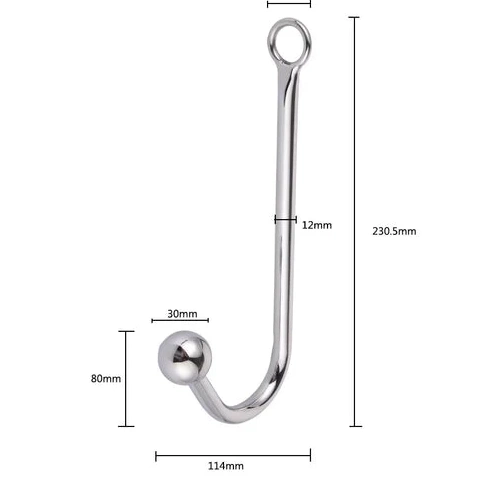 Hook with Beaded and Collar Anal 5334 Cuffs Elegant 0706